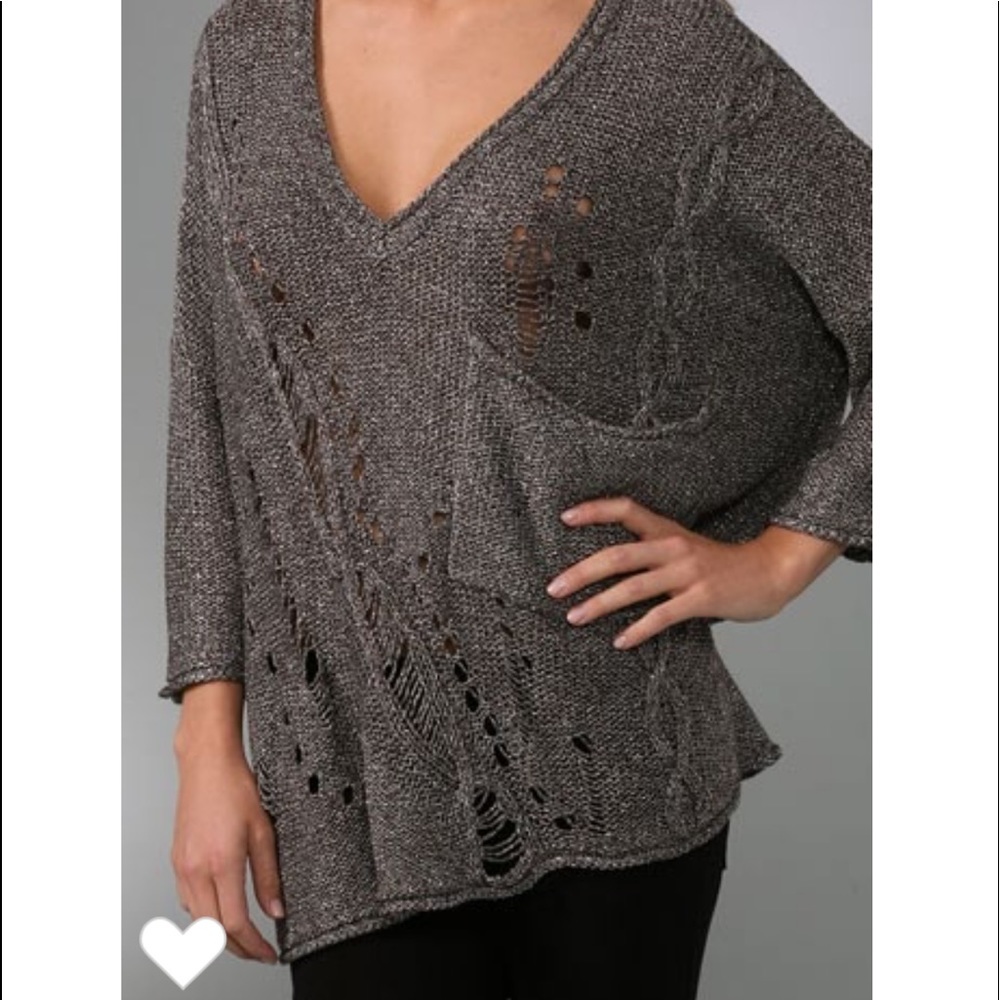 Larok Lux metallic sweater